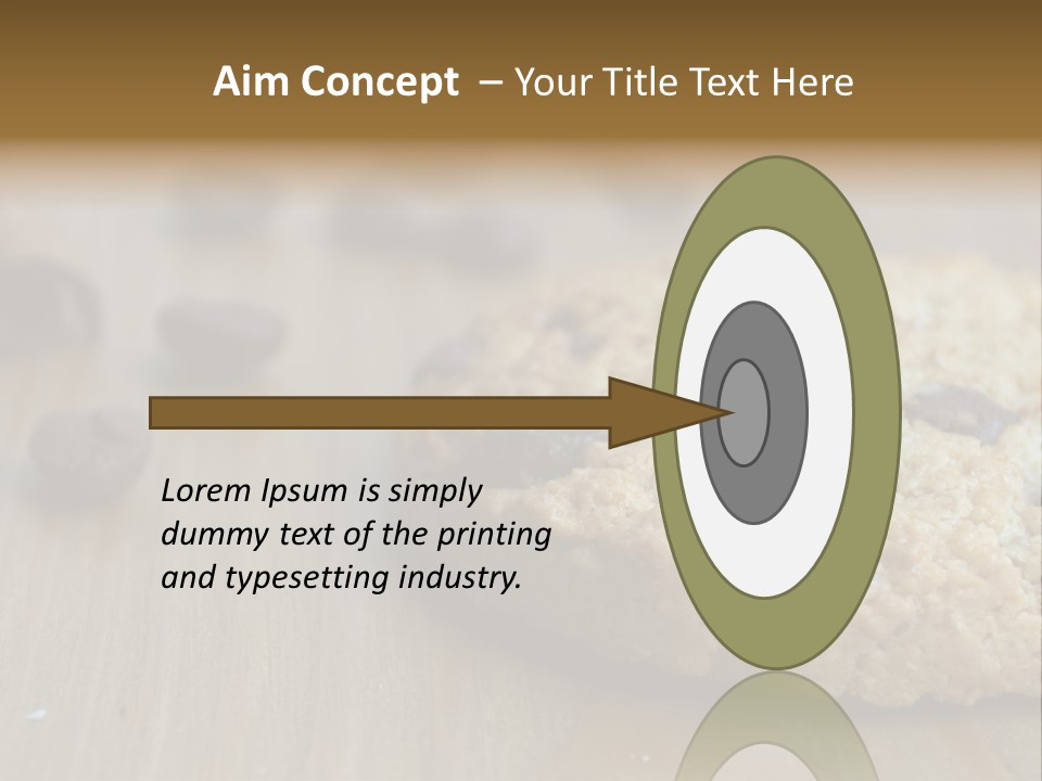 Coffee Beans Horizontal Food PowerPoint Template