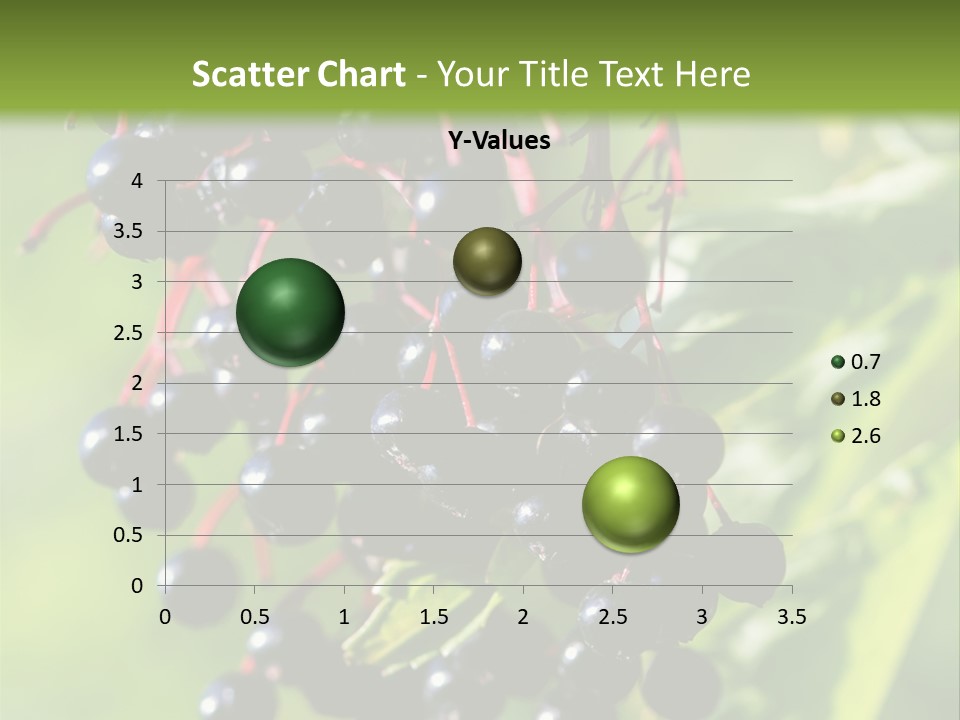 Berry Fruit Elderberry Black PowerPoint Template