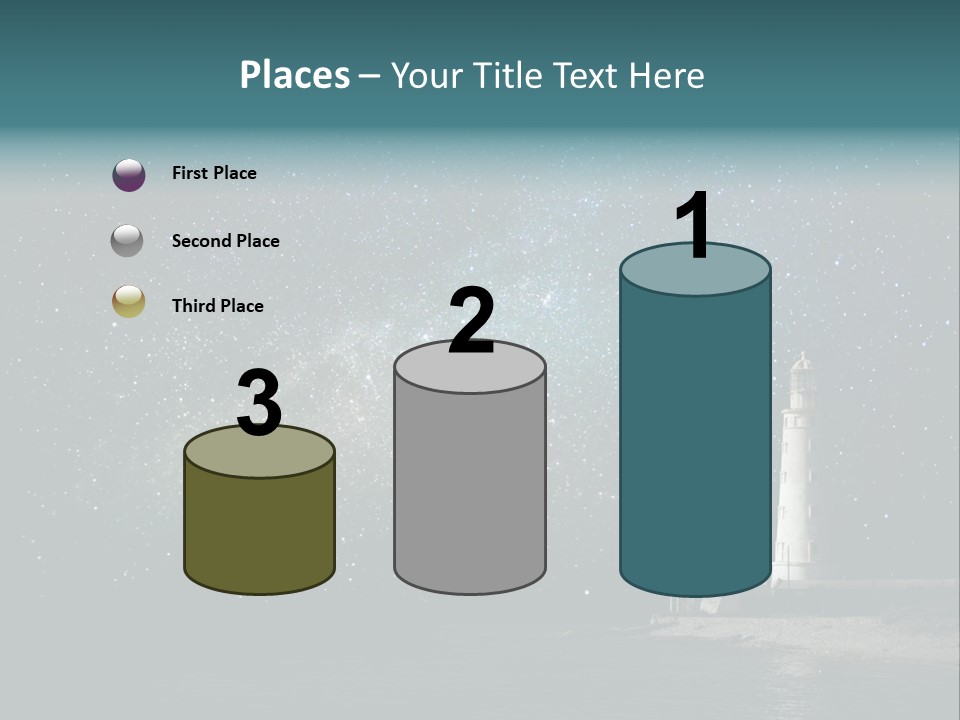Travel Sky Watchtower PowerPoint Template