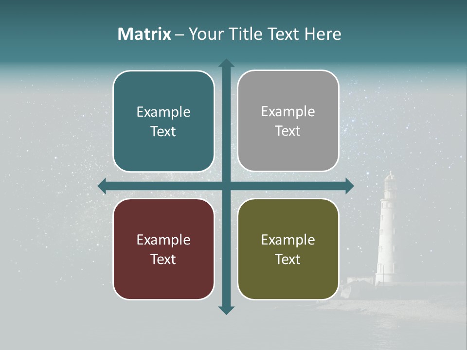 Travel Sky Watchtower PowerPoint Template