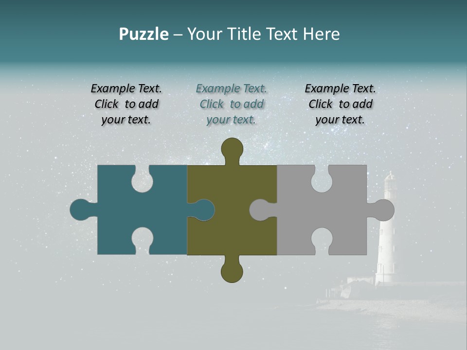 Travel Sky Watchtower PowerPoint Template