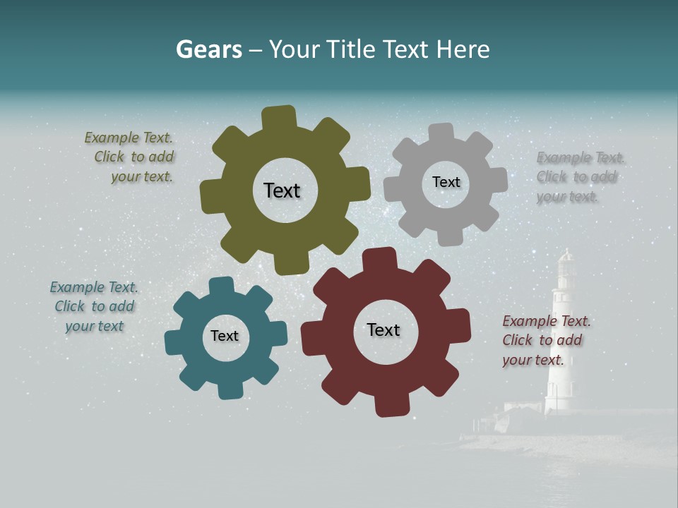 Travel Sky Watchtower PowerPoint Template