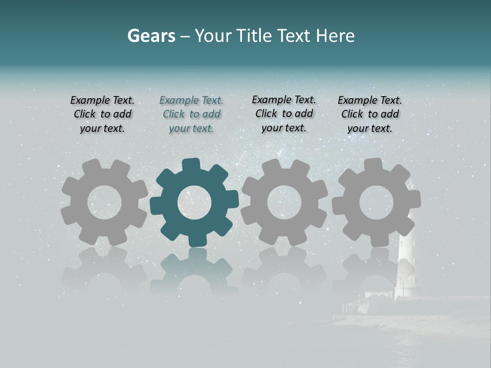 Travel Sky Watchtower PowerPoint Template