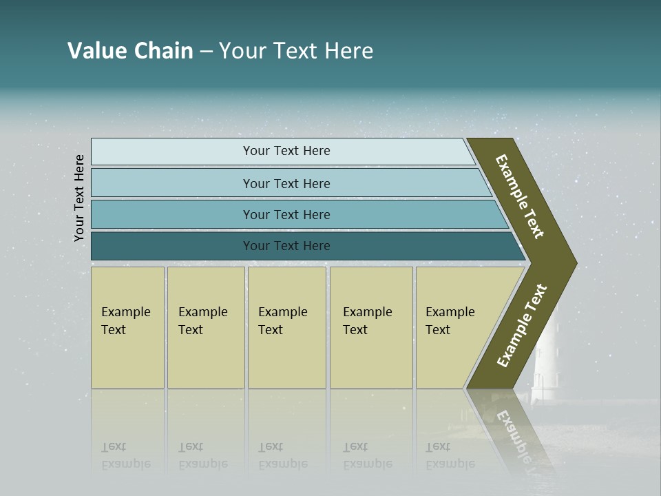 Travel Sky Watchtower PowerPoint Template