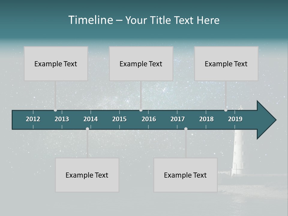 Travel Sky Watchtower PowerPoint Template