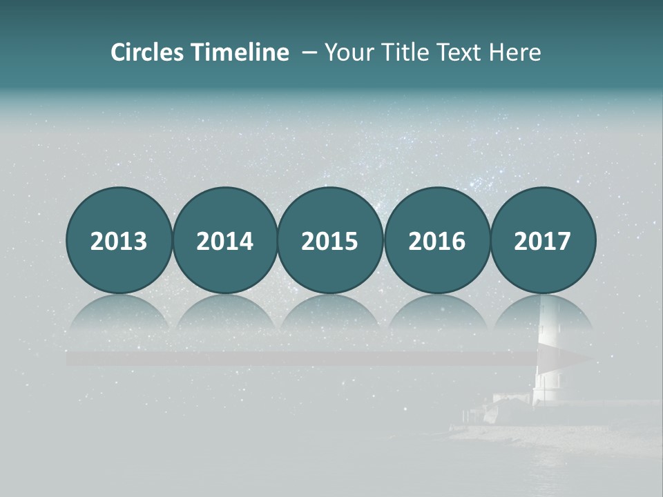 Travel Sky Watchtower PowerPoint Template