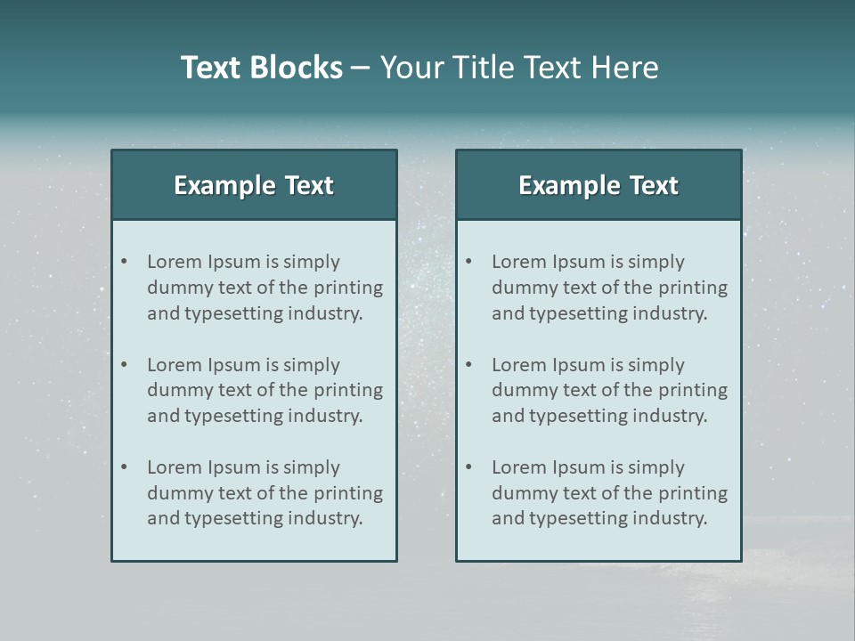 Travel Sky Watchtower PowerPoint Template