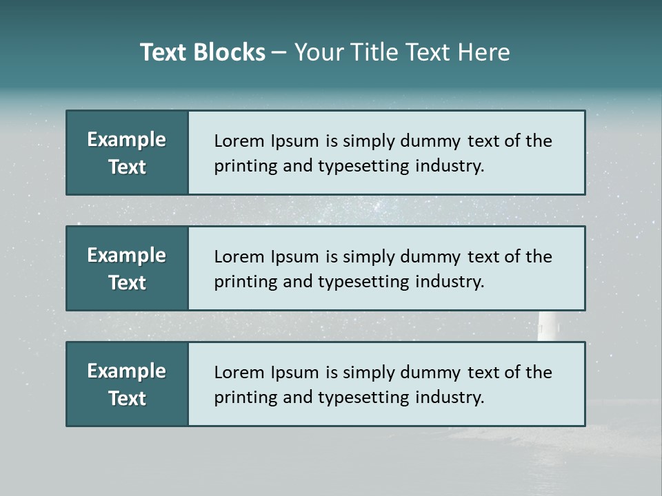 Travel Sky Watchtower PowerPoint Template