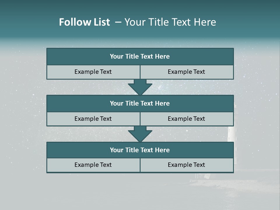 Travel Sky Watchtower PowerPoint Template