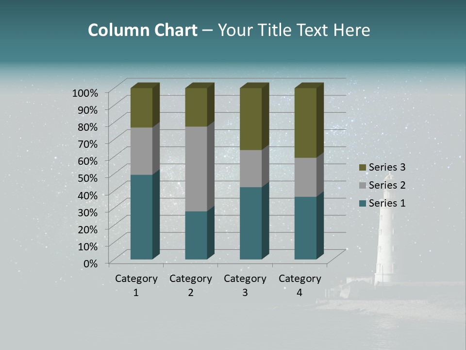 Travel Sky Watchtower PowerPoint Template