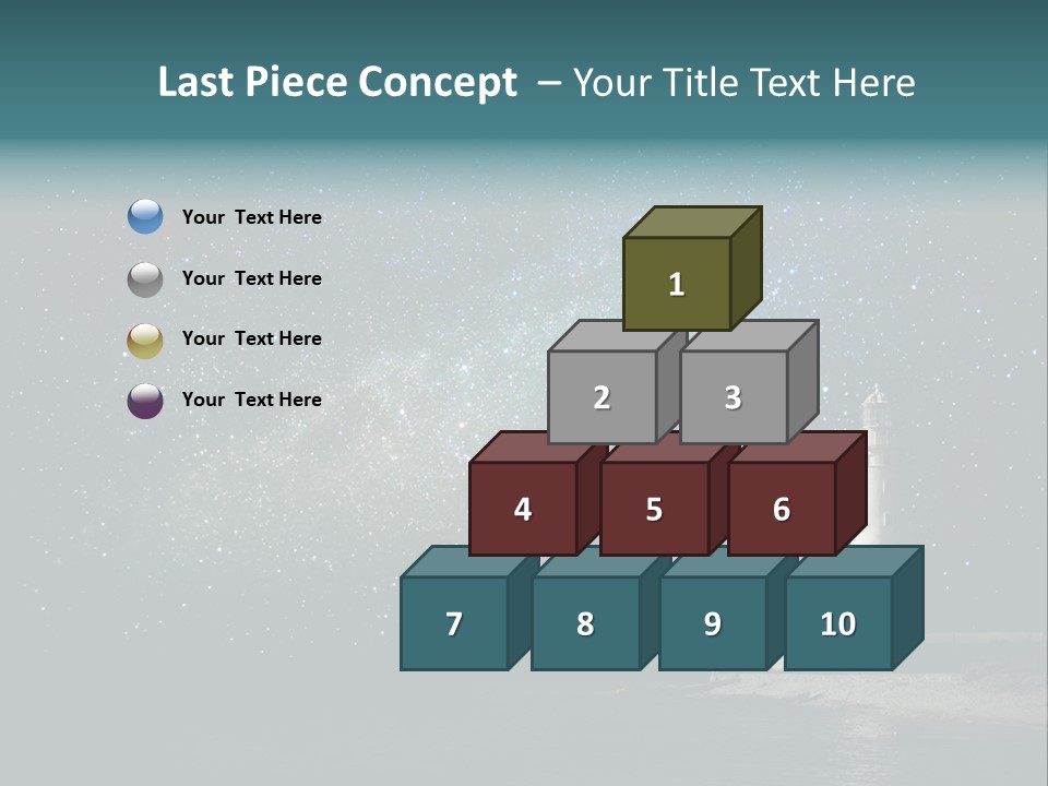 Travel Sky Watchtower PowerPoint Template