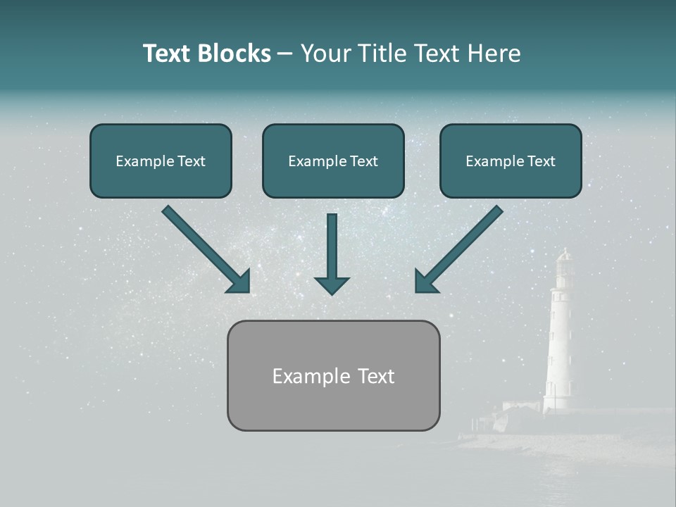 Travel Sky Watchtower PowerPoint Template