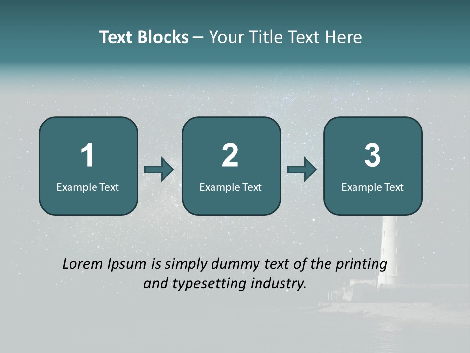 Travel Sky Watchtower PowerPoint Template