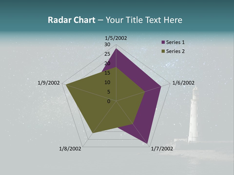 Travel Sky Watchtower PowerPoint Template