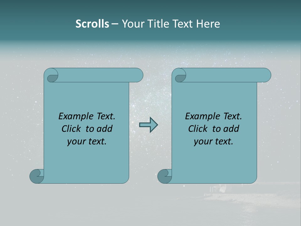 Travel Sky Watchtower PowerPoint Template