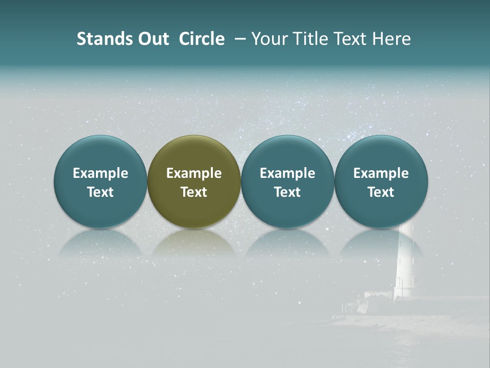 Travel Sky Watchtower PowerPoint Template