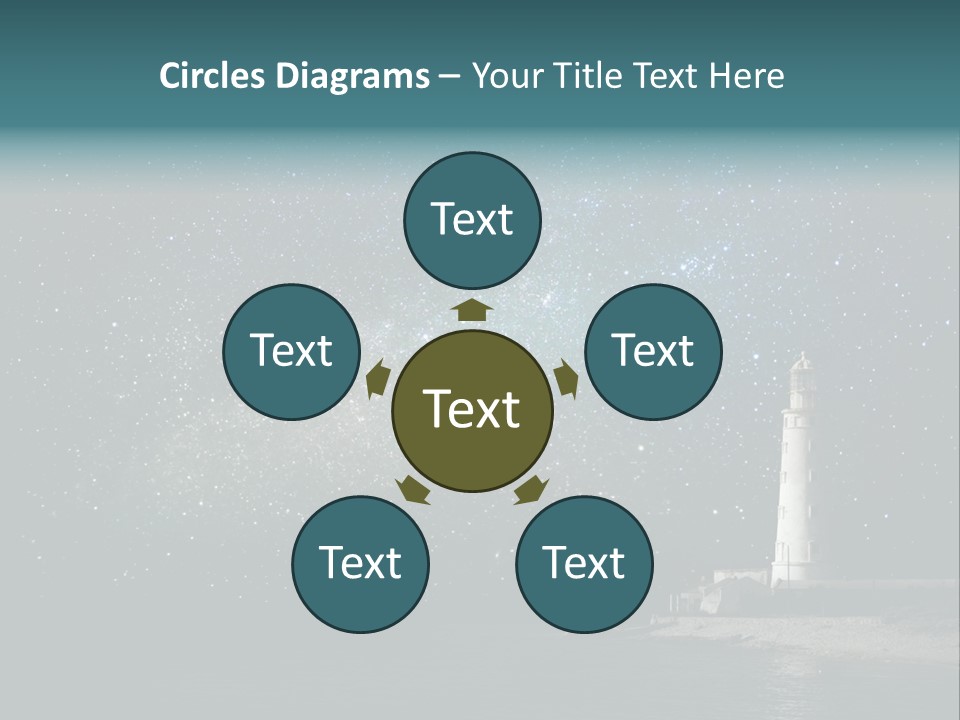 Travel Sky Watchtower PowerPoint Template