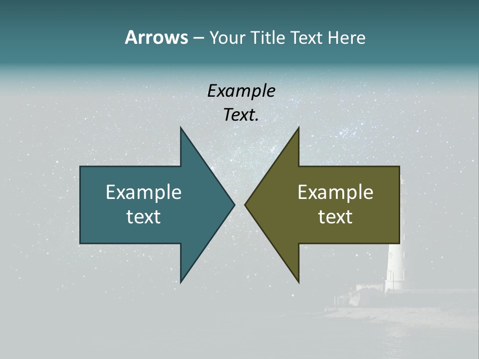 Travel Sky Watchtower PowerPoint Template