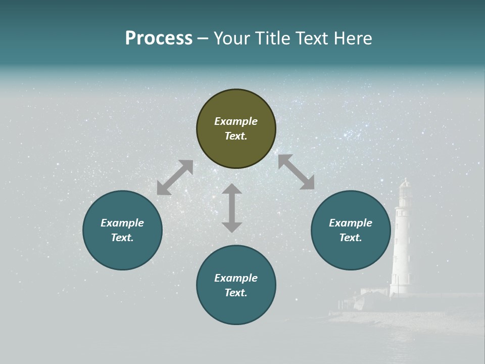 Travel Sky Watchtower PowerPoint Template