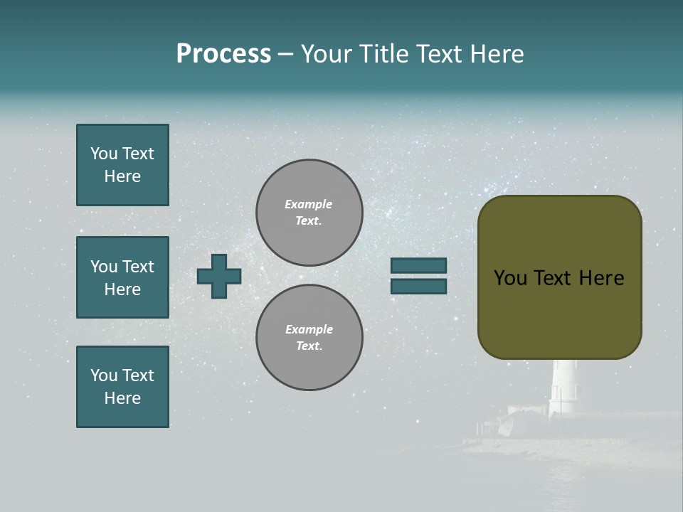 Travel Sky Watchtower PowerPoint Template
