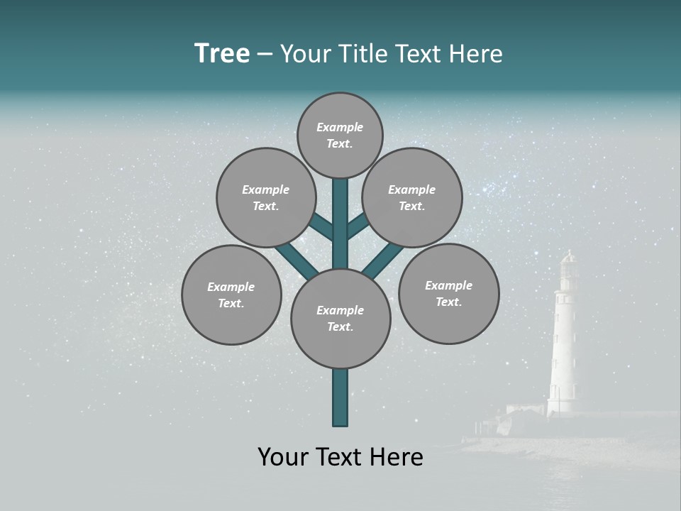 Travel Sky Watchtower PowerPoint Template