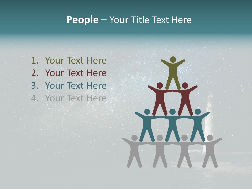 Travel Sky Watchtower PowerPoint Template