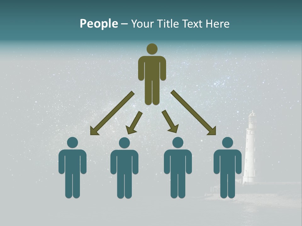 Travel Sky Watchtower PowerPoint Template