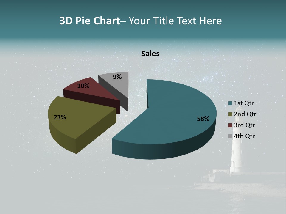 Travel Sky Watchtower PowerPoint Template