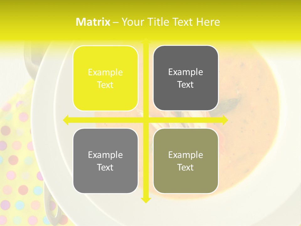 Asparagus Soup Lunch PowerPoint Template