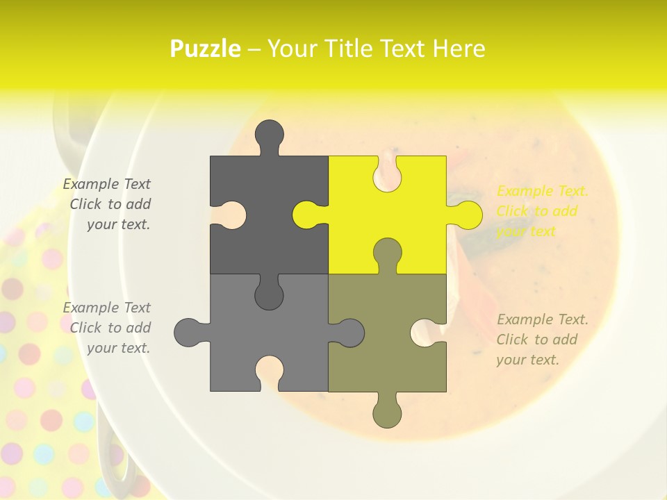 Asparagus Soup Lunch PowerPoint Template