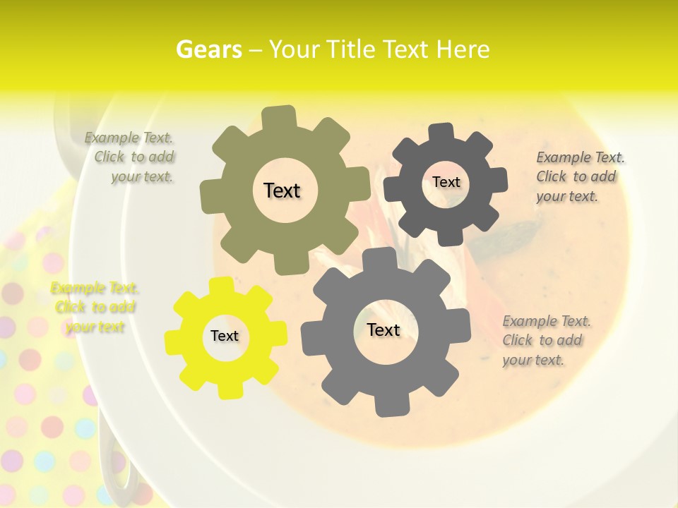 Asparagus Soup Lunch PowerPoint Template