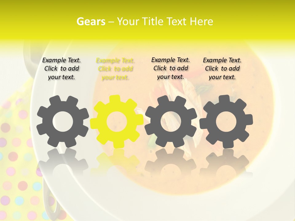 Asparagus Soup Lunch PowerPoint Template