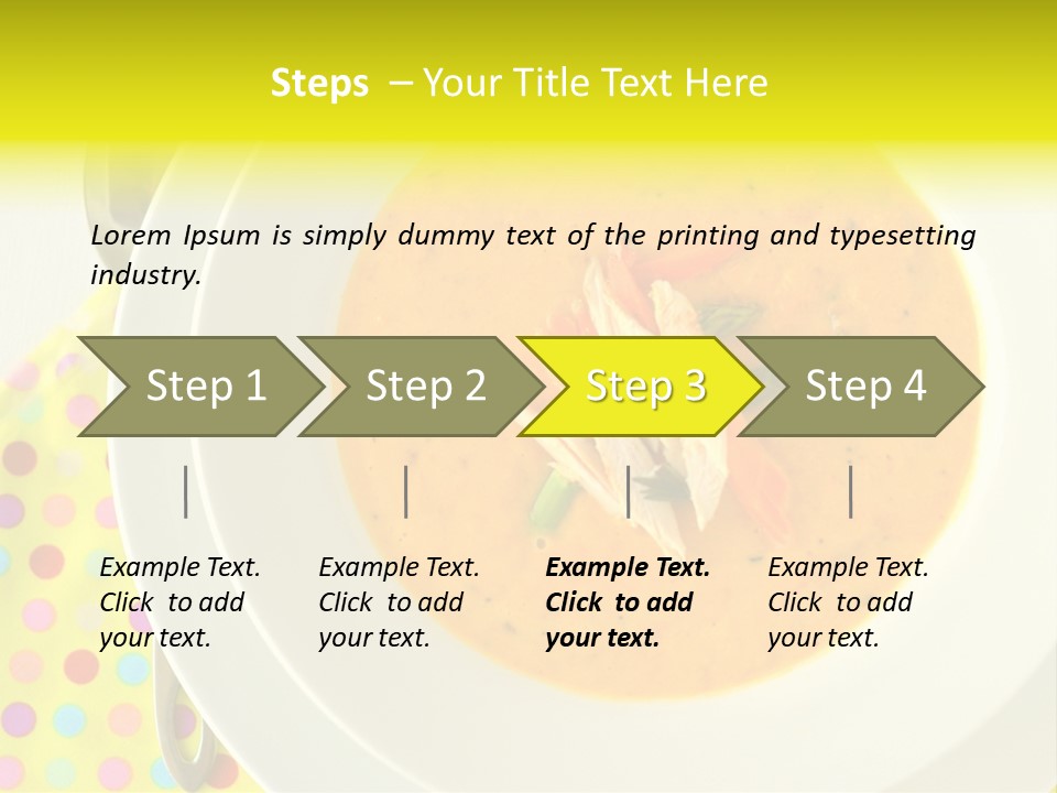 Asparagus Soup Lunch PowerPoint Template