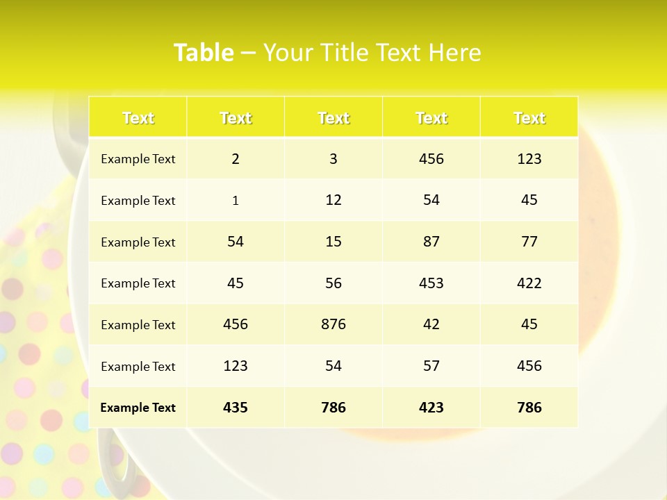 Asparagus Soup Lunch PowerPoint Template