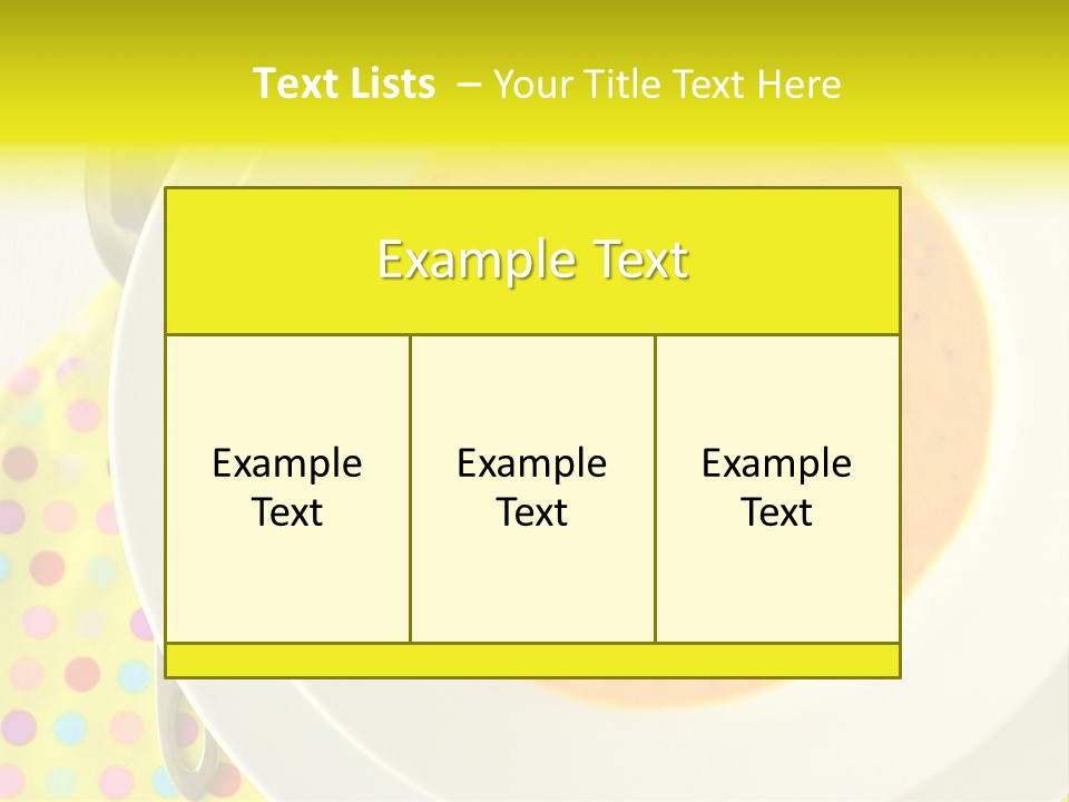 Asparagus Soup Lunch PowerPoint Template