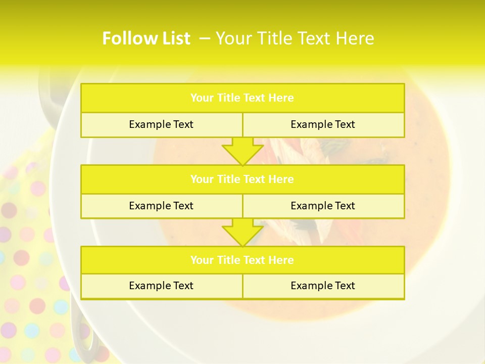 Asparagus Soup Lunch PowerPoint Template