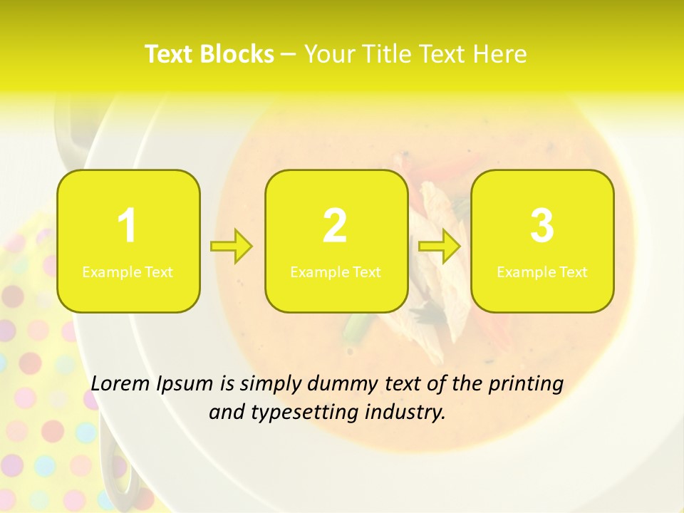 Asparagus Soup Lunch PowerPoint Template