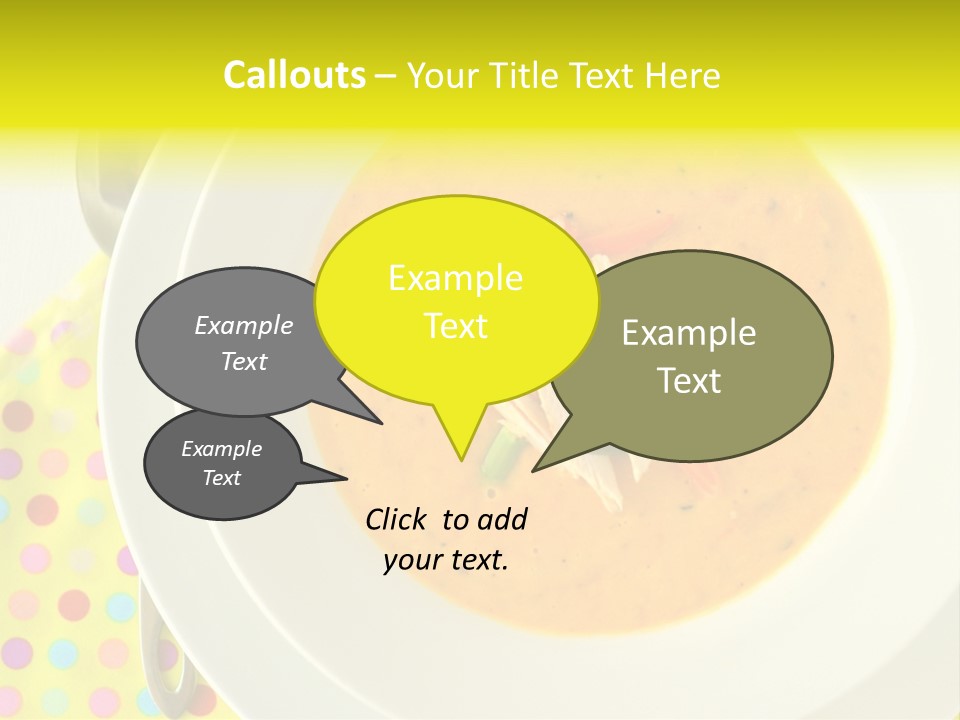 Asparagus Soup Lunch PowerPoint Template