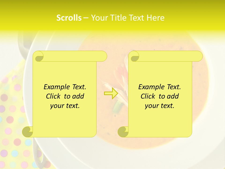 Asparagus Soup Lunch PowerPoint Template