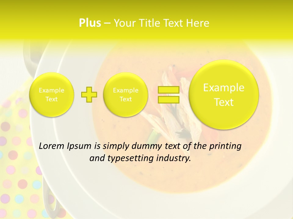 Asparagus Soup Lunch PowerPoint Template