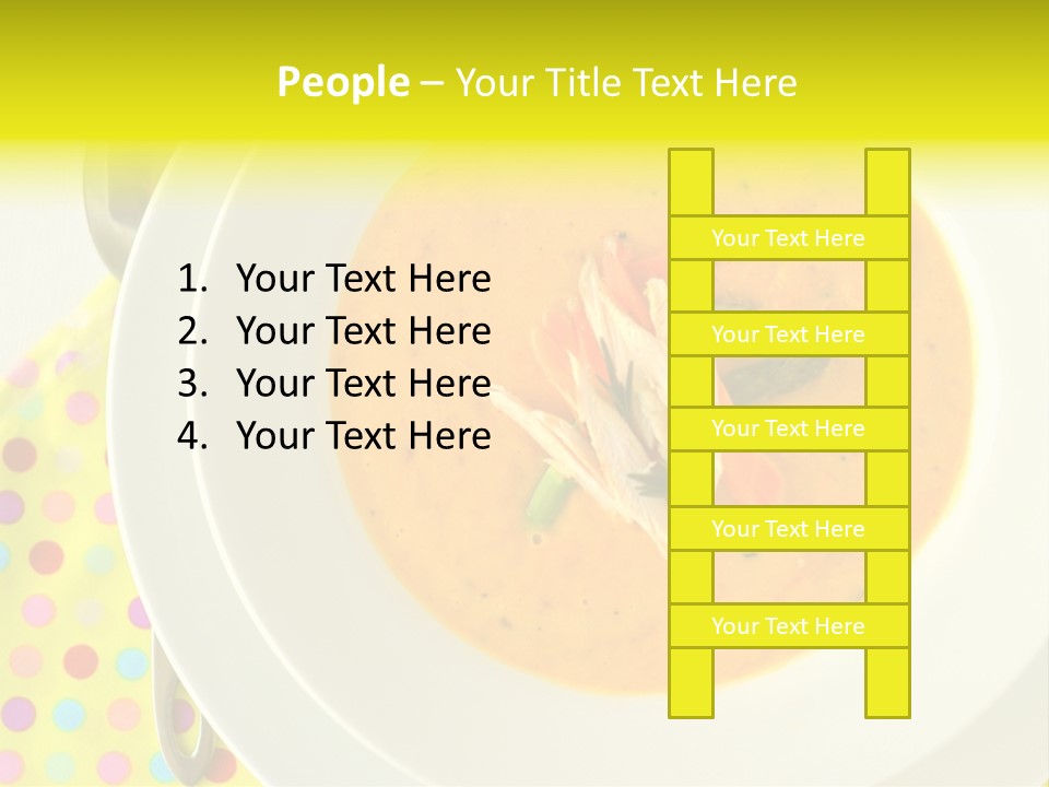 Asparagus Soup Lunch PowerPoint Template