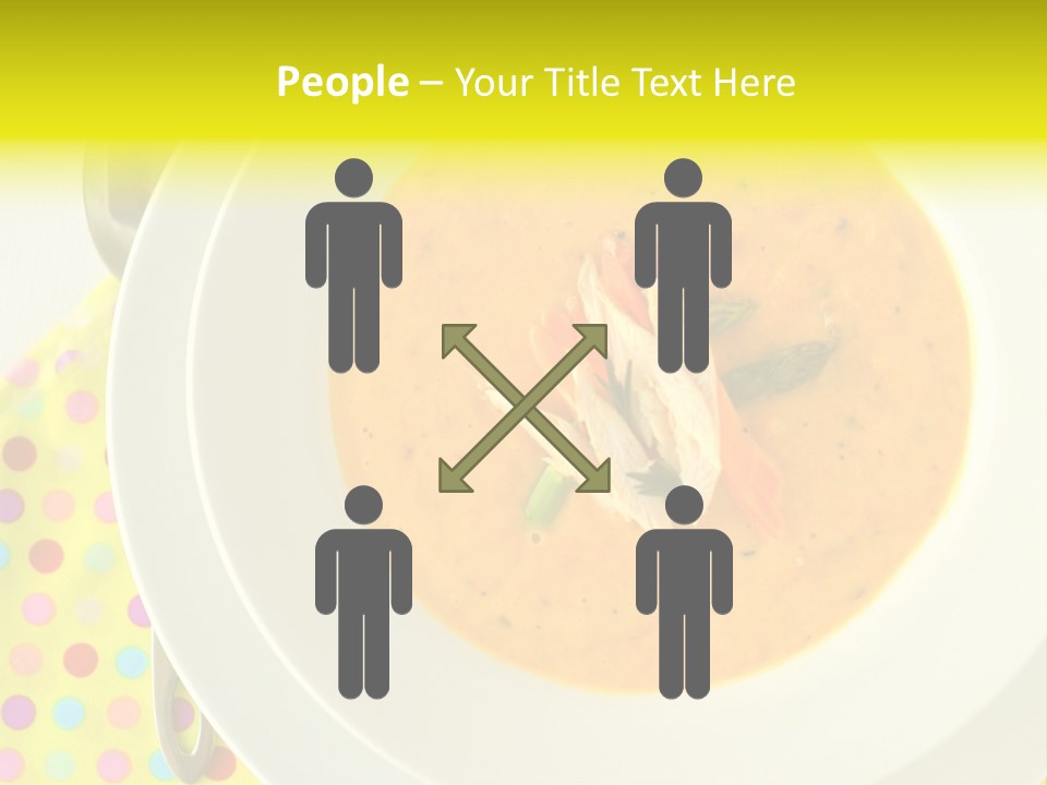 Asparagus Soup Lunch PowerPoint Template