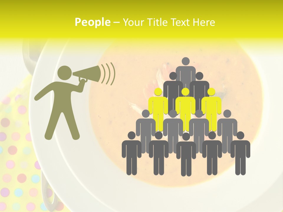 Asparagus Soup Lunch PowerPoint Template