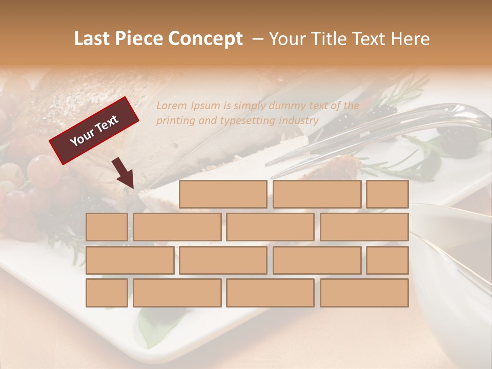 Nobody Roast Knife PowerPoint Template
