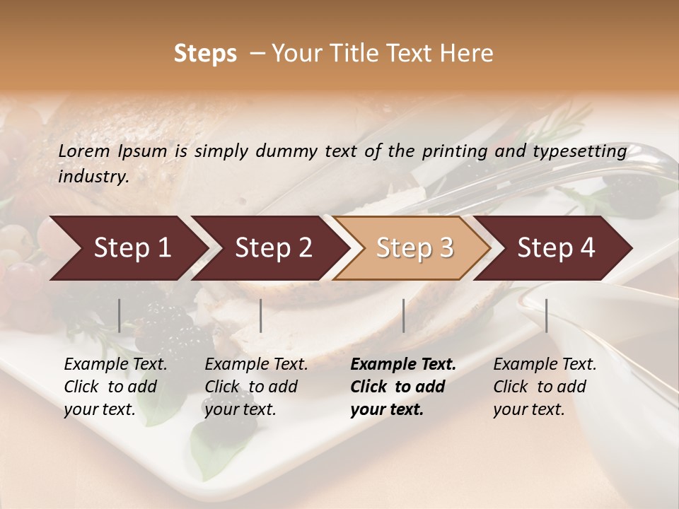 Nobody Roast Knife PowerPoint Template