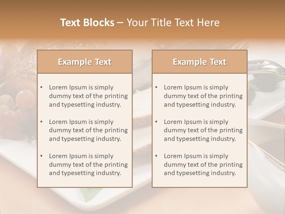 Nobody Roast Knife PowerPoint Template