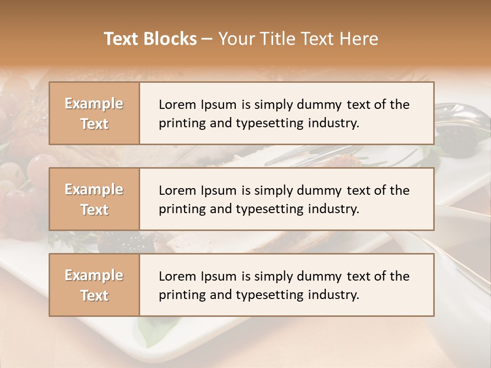 Nobody Roast Knife PowerPoint Template
