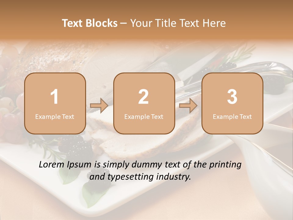 Nobody Roast Knife PowerPoint Template