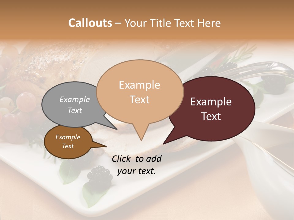 Nobody Roast Knife PowerPoint Template