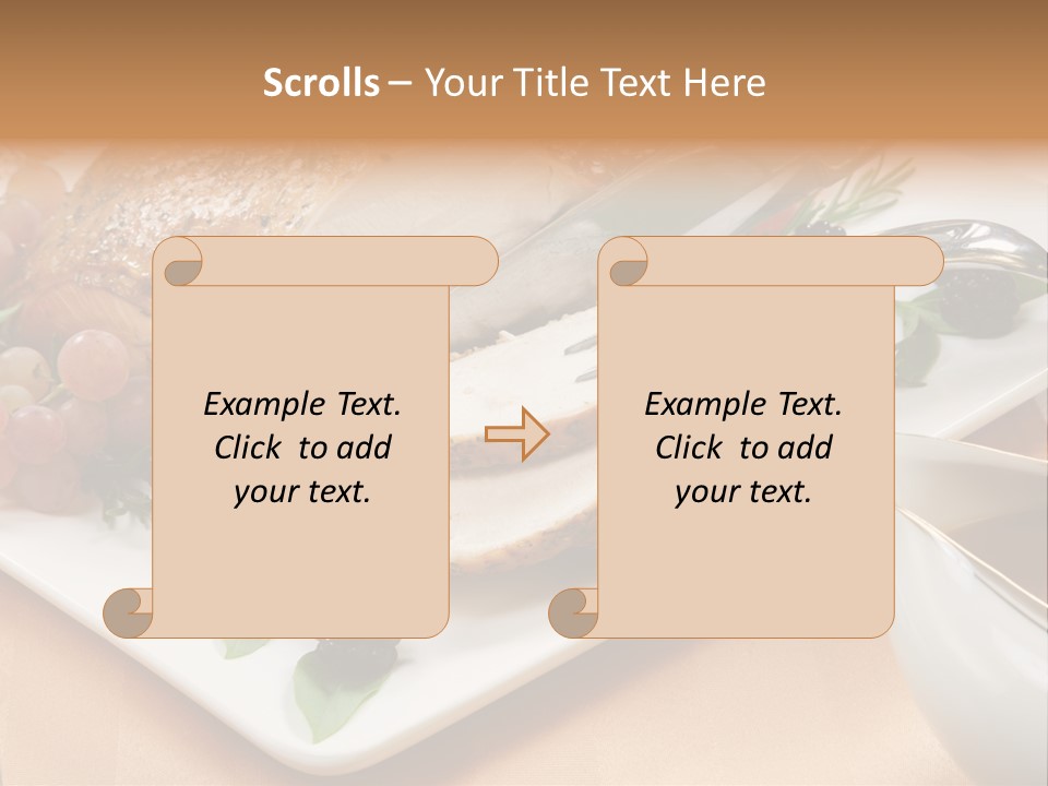 Nobody Roast Knife PowerPoint Template